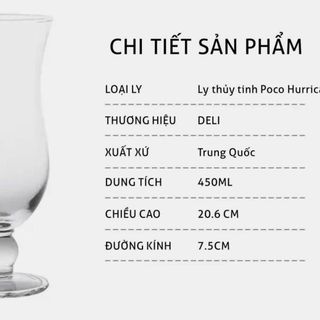 BỘ 6 LY THUỶ TINH CHÂN LÙN 450ML EJ7648 (T8)