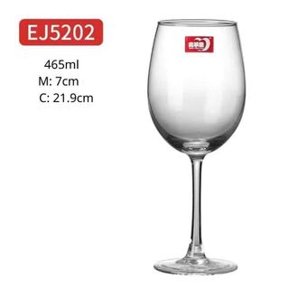 BỘ 6 LY THUỶ TINH UỐNG RƯỢU VANG 465ML EJ5202 (T8)