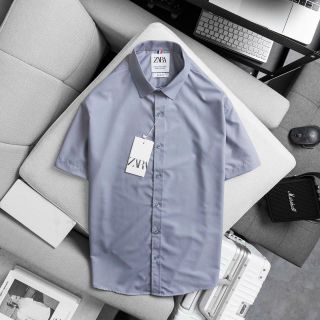 Sơ mi nam. Chất vải lụa thoáng mát chống nhăn, form chuẩn.