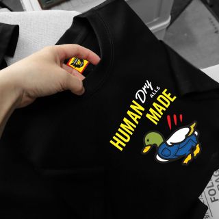 Áo thun Human.  Chất cotton 4c mát mịn co giãn.