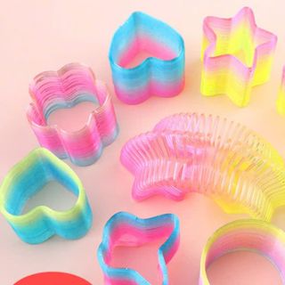 Đồ chơi lò xo nha nhiều màu sắc