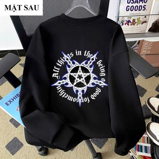 Áo Sweater nỉ cổ tròn UNISEX in hình cá tính