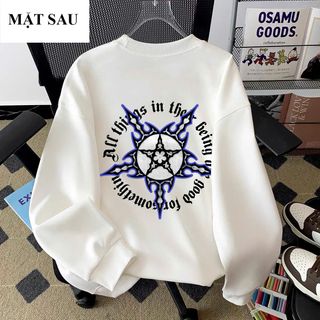 Áo Sweater nỉ cổ tròn UNISEX in hình cá tính