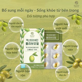 [Beyond Origin] Viên Uống Dầu Olive Nguyên Chất Extra Virgin