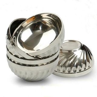 CHÉN INOX XOẮN 2 LỚP 14CM