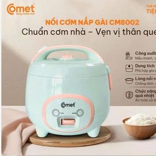 NỒI CƠM ĐIỆN NẮP GÀI 1,2L COMET CM8002 (T6)