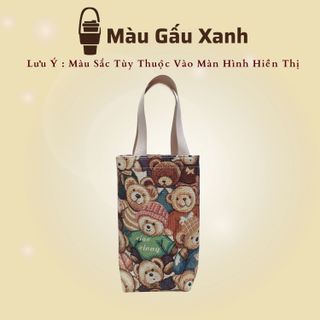 Túi Simili In Đựng Ly Bình Giữ Nhiệt 600ml ( Kích Thước 18x10cm )