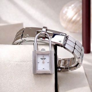 NIB HERM Kelly Steel watch, Mini model, 19 mm- 2in1 – Vừa Là Đồng Hồ, Vừa Là Trang Sức Đẳng Cấp