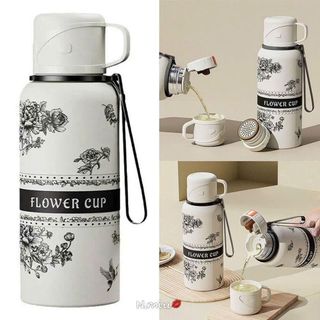 BGN Bình Giữ Nhiệt Kèm 2 Cốc Flower Cup 800ml ( THÙNG 50C )