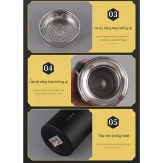 BÌNH GIỮ NHIỆT INOX 800ML SƠN NHÁM (T50)