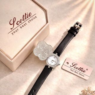Scotti - Đồng Hồ Nữ Nắp Đá Lấp Lánh