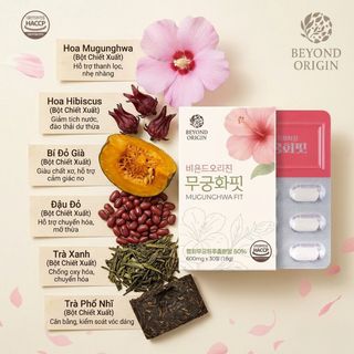 [Beyond Origin] Viên Uống Detox Giảm Cân Mugungwha Fit