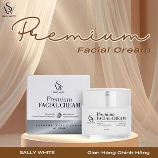 Kem dưỡng trắng SALLY WHITE - PREMIUM FACIAL CREAM 25g giúp làm mờ thâm sạm giảm nếp nhăn căng bóng
