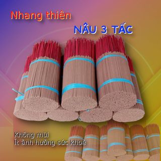 Sỉ 1.000 Cây Nhang Trần Tự Nhiên (3 Tấc & 4 Tấc) - Giá Rẻ Đóng Gói Kinh Doanh - Nhang THÀNH TÂM