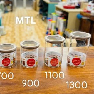 MTL05 Hũ Thuỷ Tinh Trơn 550ml ( THÙNG 24C )