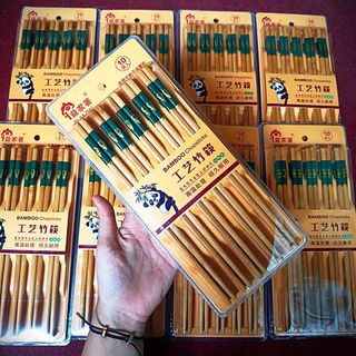 BỘ 10 ĐÔI ĐŨA TRE BAMBOO CAO CẤP