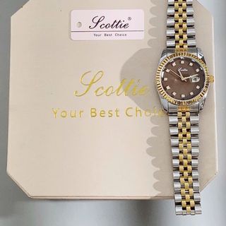 ĐỒNG HỒ NỮ SCOTTIE DÂY THÉP NIỀNG KHÍA FULLBOX