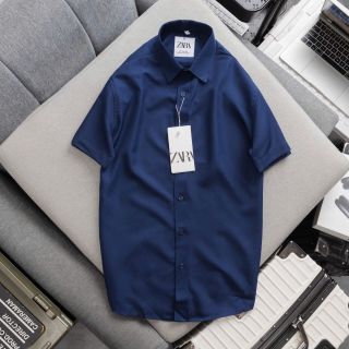 Sơ mi nam. Chất vải cotton lụa thoáng mát chống nhăn, form chuẩn (50-90kg).