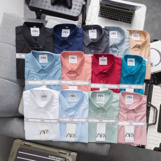 Sơ mi nam. Chất vải cotton lụa thoáng mát chống nhăn, form chuẩn (50-90kg).