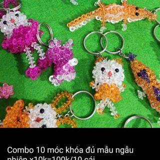 Combo 10 móc khóa đủ mẫu ngẫu nhiên x10k=100k/10 cái