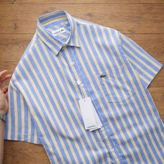 Áo sơ mi nam. Chất cotton LINEN Slim Fill.