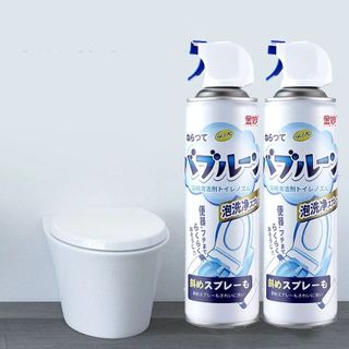 Chai xịt tẩy rửa bồn cầu Toilet nano Nhật Bản Loại 500ml trắng xanh ( T24 )