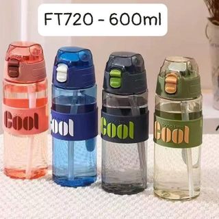 2332- Bình nước nhựa 730ML (Toumtou), (60C/Thùng)