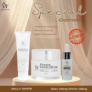 (BEST SELLER) Bộ 3 sản phẩm dưỡng trắng hỗ trợ giảm nám,tàn nhang giúp da giảm nếp nhăn, trắng hồng