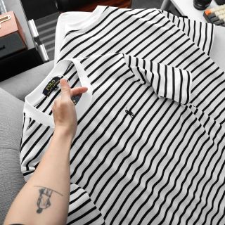 Áo thun nam.   Chất liệu cotton dệt xịn.