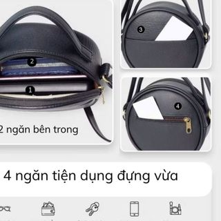 TÚI NỮ FORM TRÒN 4 NGĂN – NHỎ XINH MÀ CỰC TIỆN - PIPI STORE