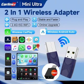 CARLINKIT MINI ULTRA 2 -Bộ Apple carplay/Android auto (2 in 1) không dây