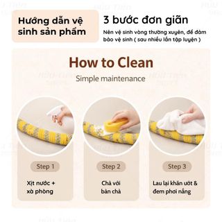 Vòng Lắc Eo Lò Xo Bọc Vải Dù Cao Cấp - Giữ Eo Thon, Cải Thiện Vóc Dáng Tại Nhà Tiện Lợi