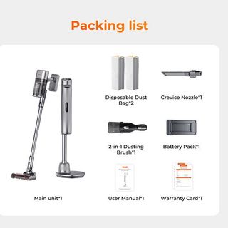 Máy hút bụi cầm tay không dây UWANT V100, tự đổ rác, khử khuẩn Ozone