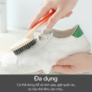 Bàn chải vệ sinh giày dép có tay cầm, bàn chải vệ sinh đa năng