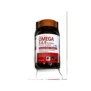 Viên uống Omega 3.6.9 Slaska Fish Oil 500mg giúp tăng cường thị lực, tốt cho tim mạch hộp 60 viên