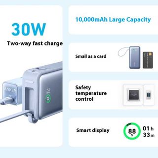 Pin Dự Phòng Anker Nano 10000 30W (Built-In USB-C Connector) - A1259