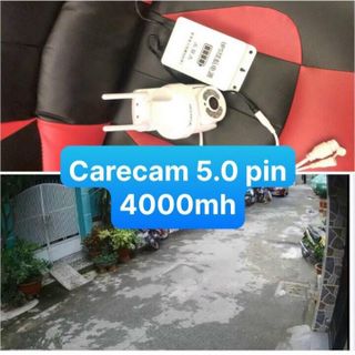 camera wifi ngoài trời chip sony 5.0mp gốc rộng 150% đã test thật tế chip nâng cấp có pin 4000mah khi cúp điện