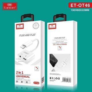 Jack Chuyển 2in1 Earldom ET-OT46 Có Đàm Thoại Chính Hãng