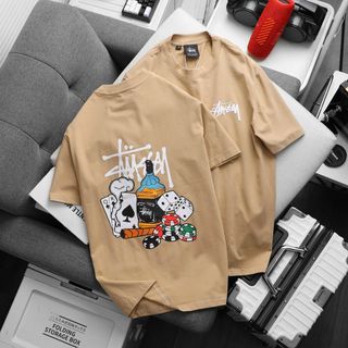 T- shirt stussy.  Chất thun cotton 4c cao cấp xịn