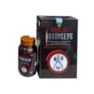 Viên uống Mãnh Lực Cordyceps giúp bổ thận, tráng dương, giúp tăng cường sinh lực hộp 30 viên