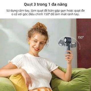 Quạt Sò Lạnh Mini Cầm Tay A228 - Thiết Kế Nhỏ Gọn, Làm Mát Siêu Nhanh