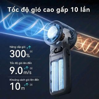 Quạt Sò Lạnh Mini Cầm Tay A228 - Thiết Kế Nhỏ Gọn, Làm Mát Siêu Nhanh