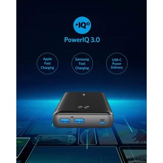 Pin sạc dự phòng Anker Power 3 A1290 60W PD 25.600mAh