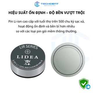 Pin Li-ion LIR 1454 3.85V 105mAh Có Dây
