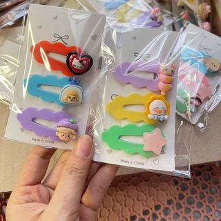 Set 3 kẹp tách đính chram cho bé ( Hàng Giá Tận Xưởng )