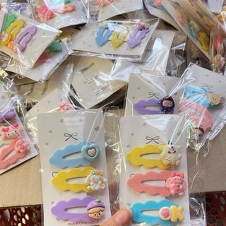 Set 3 kẹp tách đính chram cho bé ( Hàng Giá Tận Xưởng )