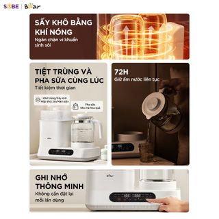 Máy đun nước và hâm sữa tiệt trùng Bear WW-5H12V78 Chính Hãng