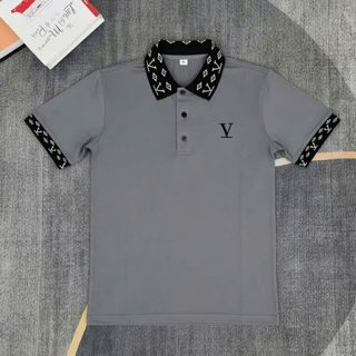 áo polo màu xám đậu thêu v hàng bao đẹp