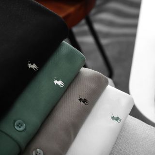 Áo thun polo nam Basic.  Thiết kế logo thêu sang chảnh cực nét.