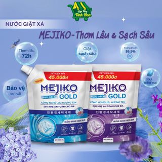 Nước Giặt Xả MEJIKO GOLD 3100ml – Lưu Hương 72H, Sạch Vết Bẩn, Dịu Nhẹ Cho Da, Tiết Kiệm Cho Gia Đình